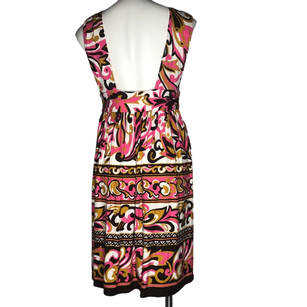 Milly Multicolored Retro Print Sundress - image 6